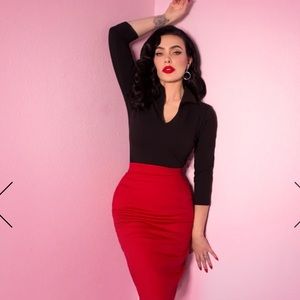 Vixen by Micheline Pitt Vixen Top in black